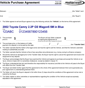 Sample Purchase Agreement