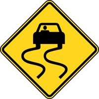 Slippery road